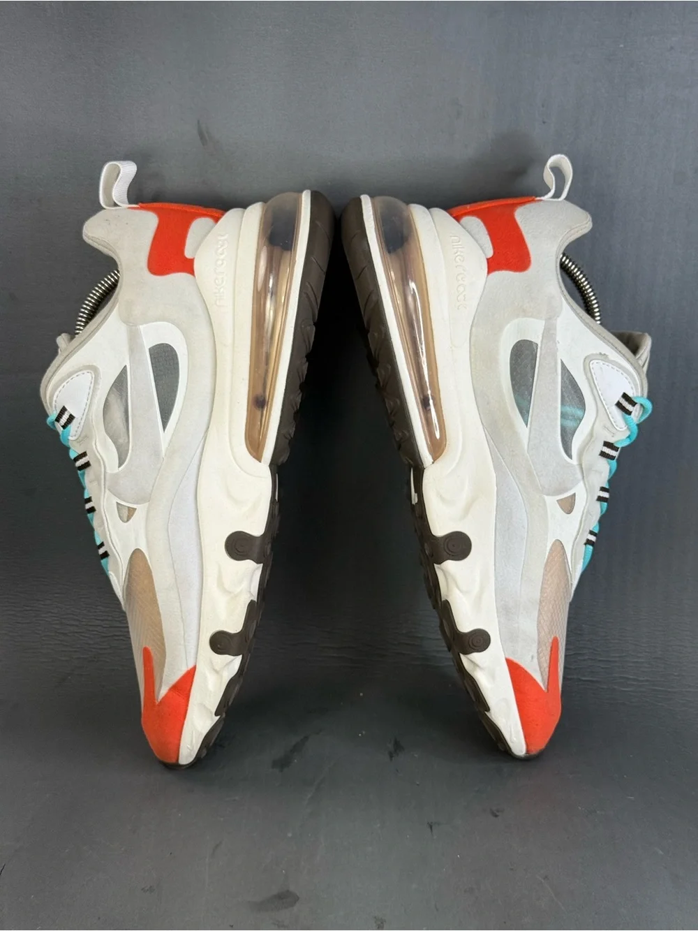 Nike Air Max 270 React 'Mid-Century Art' athletic sneaker shoes men’s size 11.5
